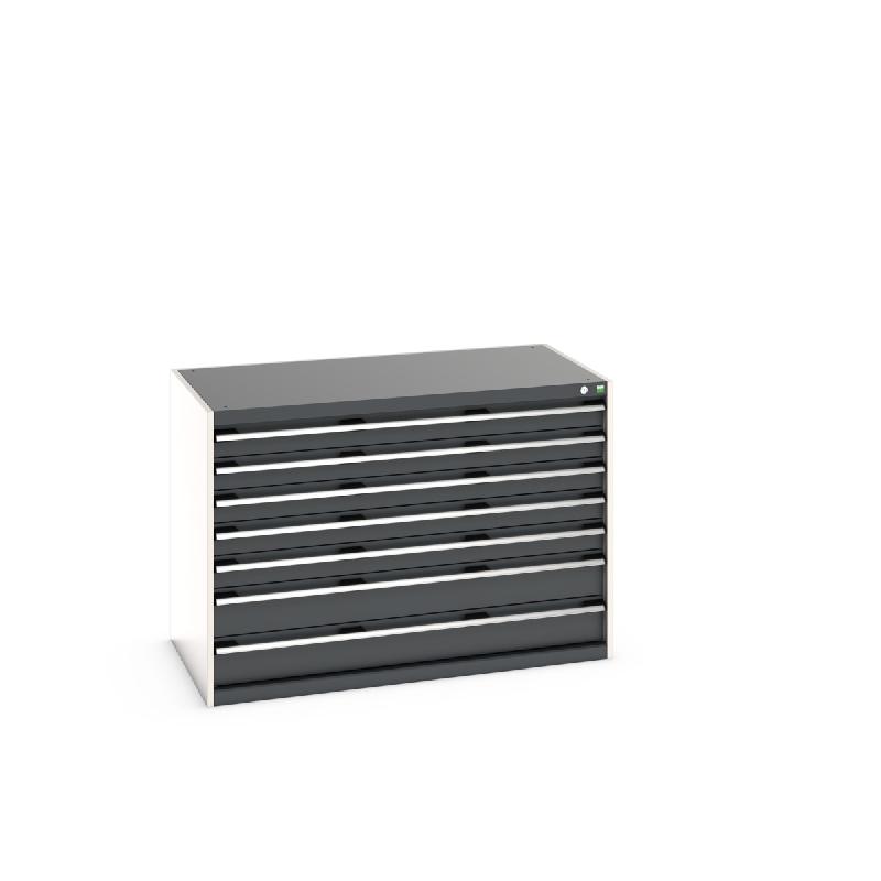 Armoire à tiroirs Cubio SL-1379-7.1 - Réf : 40030087 - 7 tiroirs, charge admissible 1.5 tonne, acier renforcé_0