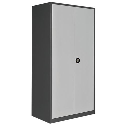 ARMOIRE HAUTE 1000 X 725 X HT 1950 ANTHRACITE/ GRIS CLAIR - ANJOU TOLERIE