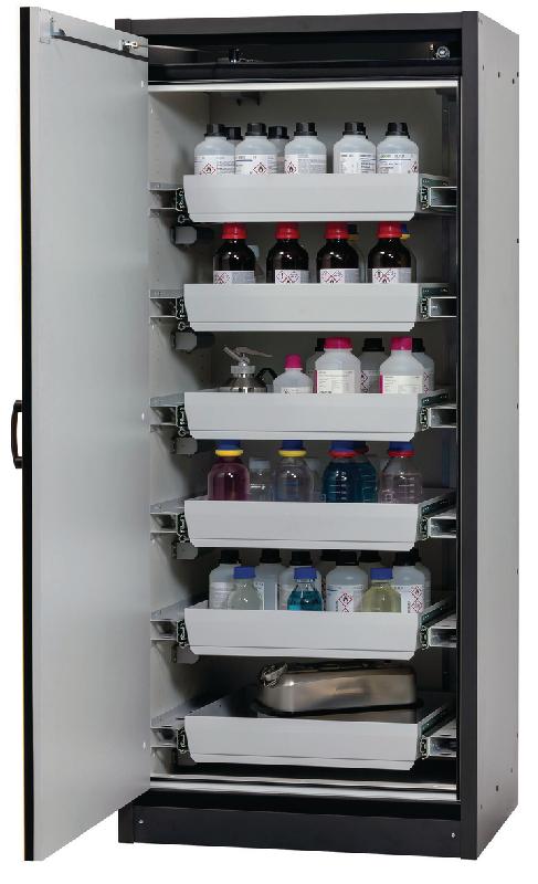 ARMOIRE SÉCURITÉ Q-CLASSIC-30 Q30.195.086.WD GRIS/JAUNE - MANUTAN COLLECTIVITÉS