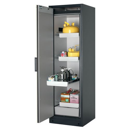 ARMOIRE SÉCURITÉ Q-PEGASUS-90 Q90.195.060.WDAC GRIS/ARGENT - ASECOS