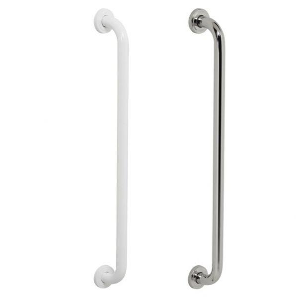 Barre de relève PMR droite 60 cm Chrome_0