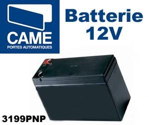 BATTERIE 12V DE SECOURS 7AH CAME 3199PNP612