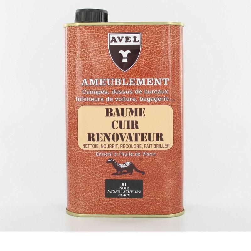 BAUME CUIR RÉNOVATEUR LIQUIDE 500 ML AVEL POUR CANAPÉS