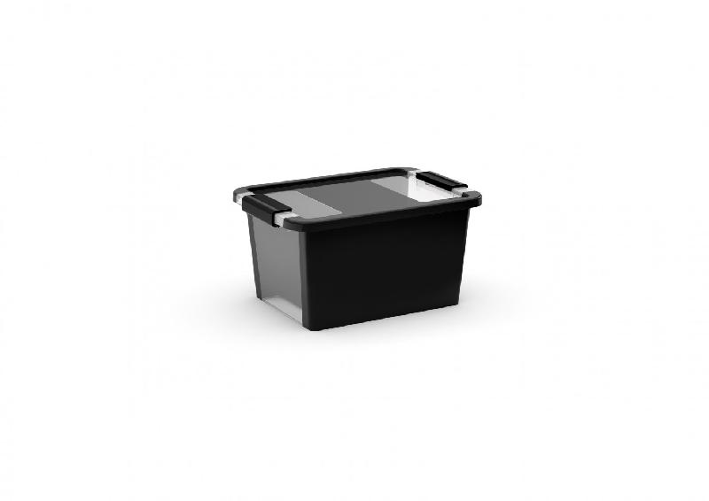 Boîte KIS plastique noir l.36.5 x p.25.8 x h.19 cm cm_0