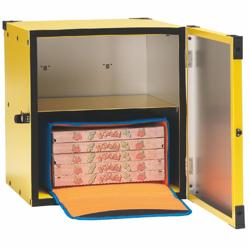 Box pour transport pizza étagère intermédiaire box transport pizza delivery - BP33R_0