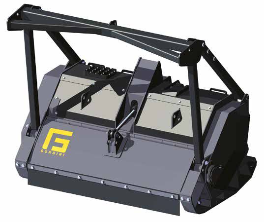 Broyeur forestier frontal Gordini TFM et TFF - Marteaux mobiles ou outils fixes_0
