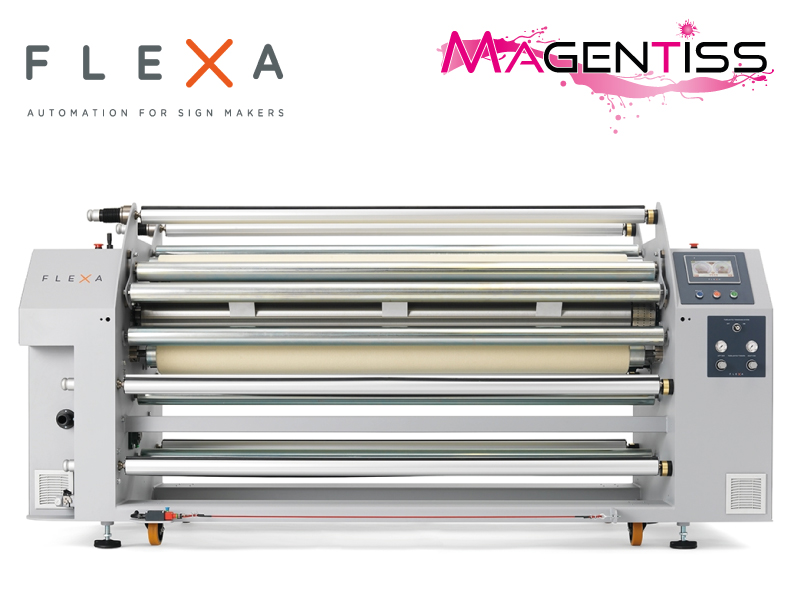Calandreuse de sublimation pour le transfert DYE et/ou la fixation des encres - Flexa Sublimax 270_0