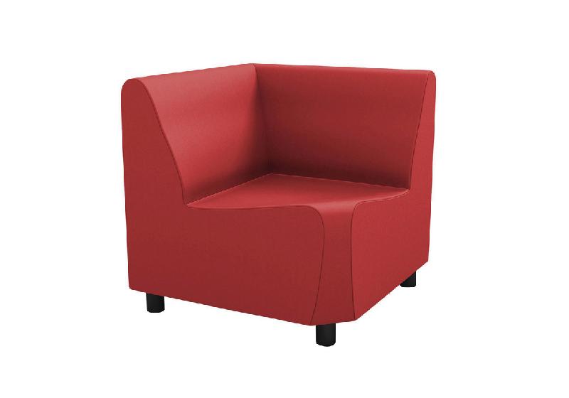 CHAUFFEUSE D\'ANGLE 90° IZARI ENDUIT PVC M1 GROSEILLE - MANUTAN COLLECTIVITÉS