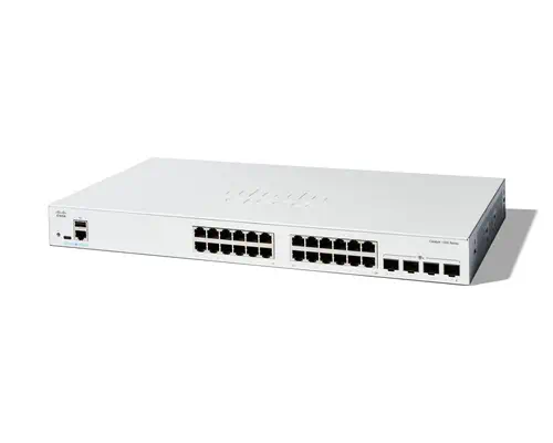 Cisco C1300-24T-4X commutateur réseau Géré L2/L3 Gigabit Ethernet (10/100/1000) Blanc_0