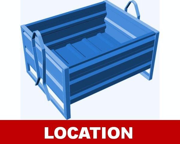 CTL 1008 LOC1AN - CONTENEUR TÔLE GERBABLE CHARGES LOURDES