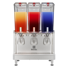 Distributeur de boissons réfrigérées - 3x18 L - avec cuves verrouillables et agitateur - modèle cccrl3_0