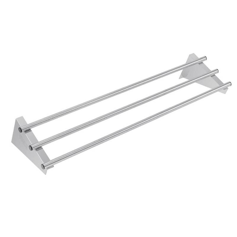 Etagère murale tubulaire acier inoxydable Profondeur 300 mm | Vogue - CD551_0