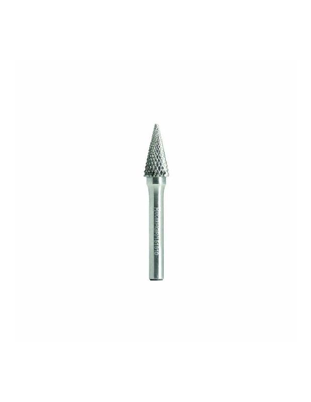 FRAISE CARBURE CONIQUE POINTUE 10 X 20MM LONGUEUR 60MM - HANGER - 151610