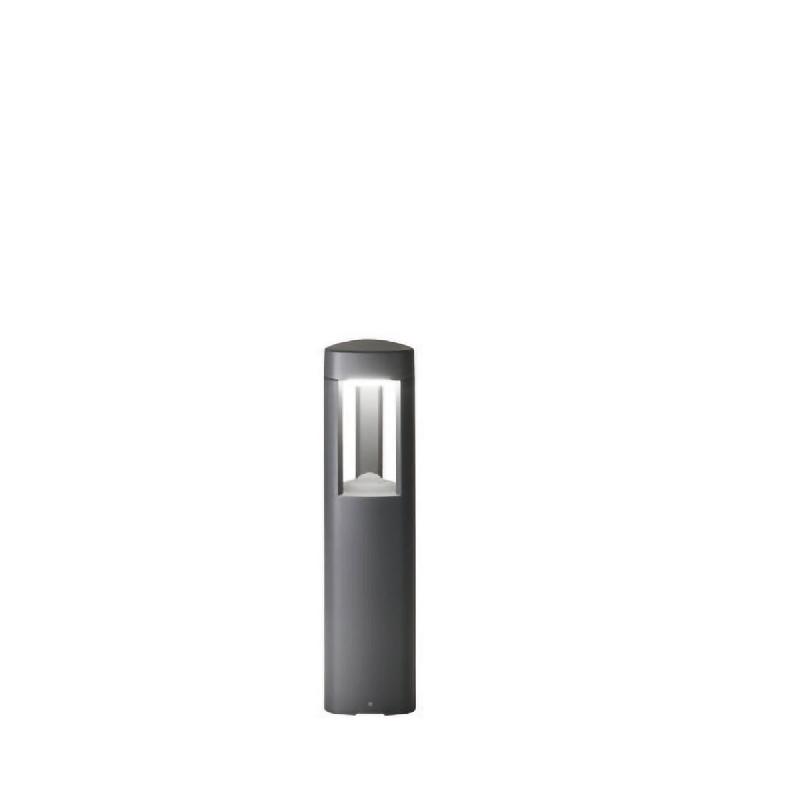 Gea Luce Borne D'Extérieur Ges490 En Aluminium Gris Anthracite, Diffuseur Opale Ip54, Raccordement Gx53 Max 11W - Gealuce - gris GES490_0