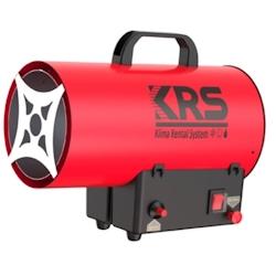 Générateur air chaud à gaz KRS HG50-puissance 30-50kW-Alimentation électr.220-240V / 50Hz-Consommation combustible 2,18-3,63 kg/h-Débit air 650 m_0