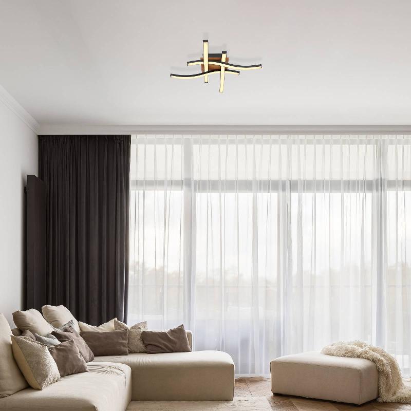 GLOBO PLAFONNIER LED EVITA EN ASPECT BOIS