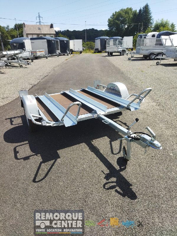 Grand châssis seul porte moto LIDER - 1 essieu - PTAC : 750 kg - 178 x 167 cm - Référence FW2700 FOURGON_SARIS_0