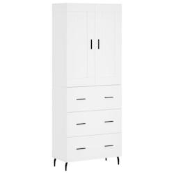 Helloshop26 - Buffet bahut commode armoire meuble de rangement organisateur cuisine salle de séjour salon haut 69,5 x 34 x 180 cm 02_0032596 - 300021_0