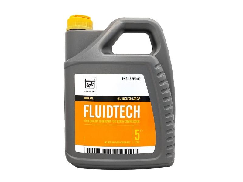 Huile fluidtech 5 litres pour compresseur à vis - 11572276_0