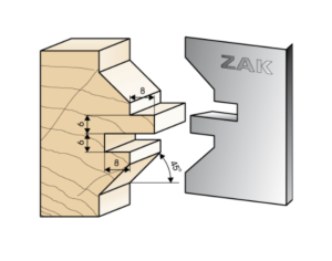 JEU DE 2 FERS ZAK531046 HAUTEUR 50MM