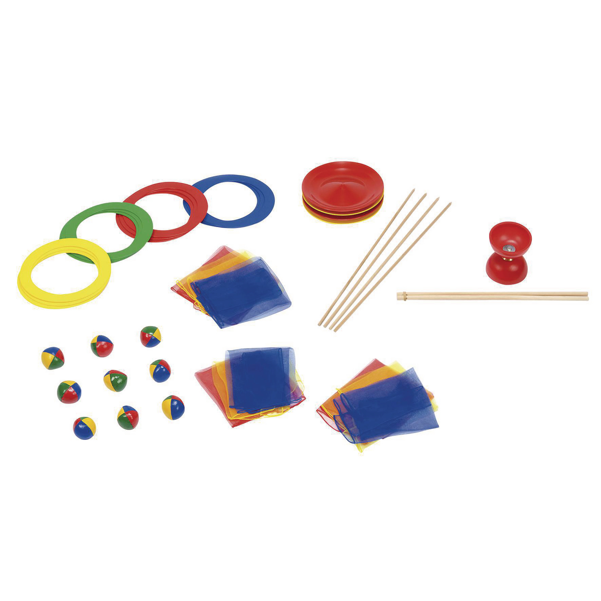 KIT DE 15 POSTES DE JONGLERIE JUNIOR