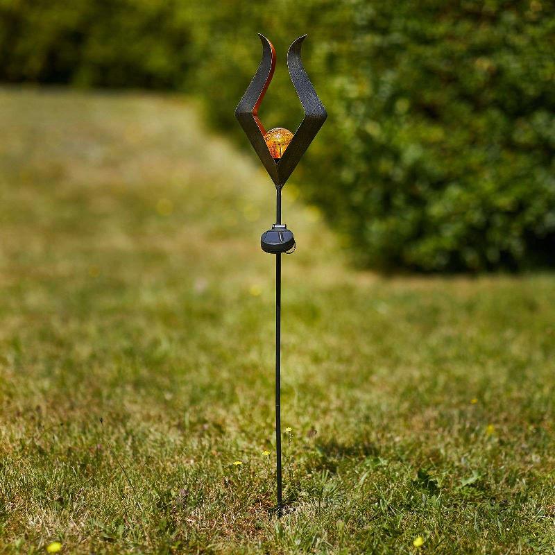EGLO LAMPE SUR PIQUET LED SOLAIRE 48702 SPHÈRE EN VERRE