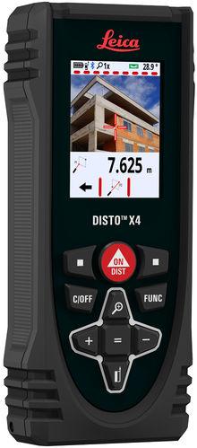 Lasermètre robuste et étanche pour l'extérieur - Caméra avec zoom x4 - Fonction SmartRoom et P2P - Leica Disto X4_0