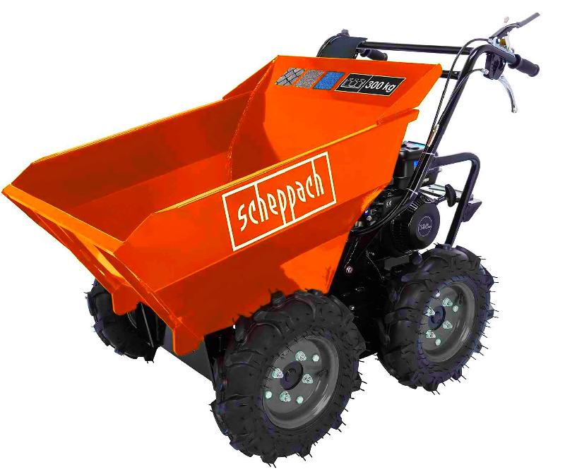 Mini Dumper Benne Basculante ATO3000 - 4 Roues Motrices 300kg - 6,5ch - Transmission Intégrale et Garantie 2 Ans_0