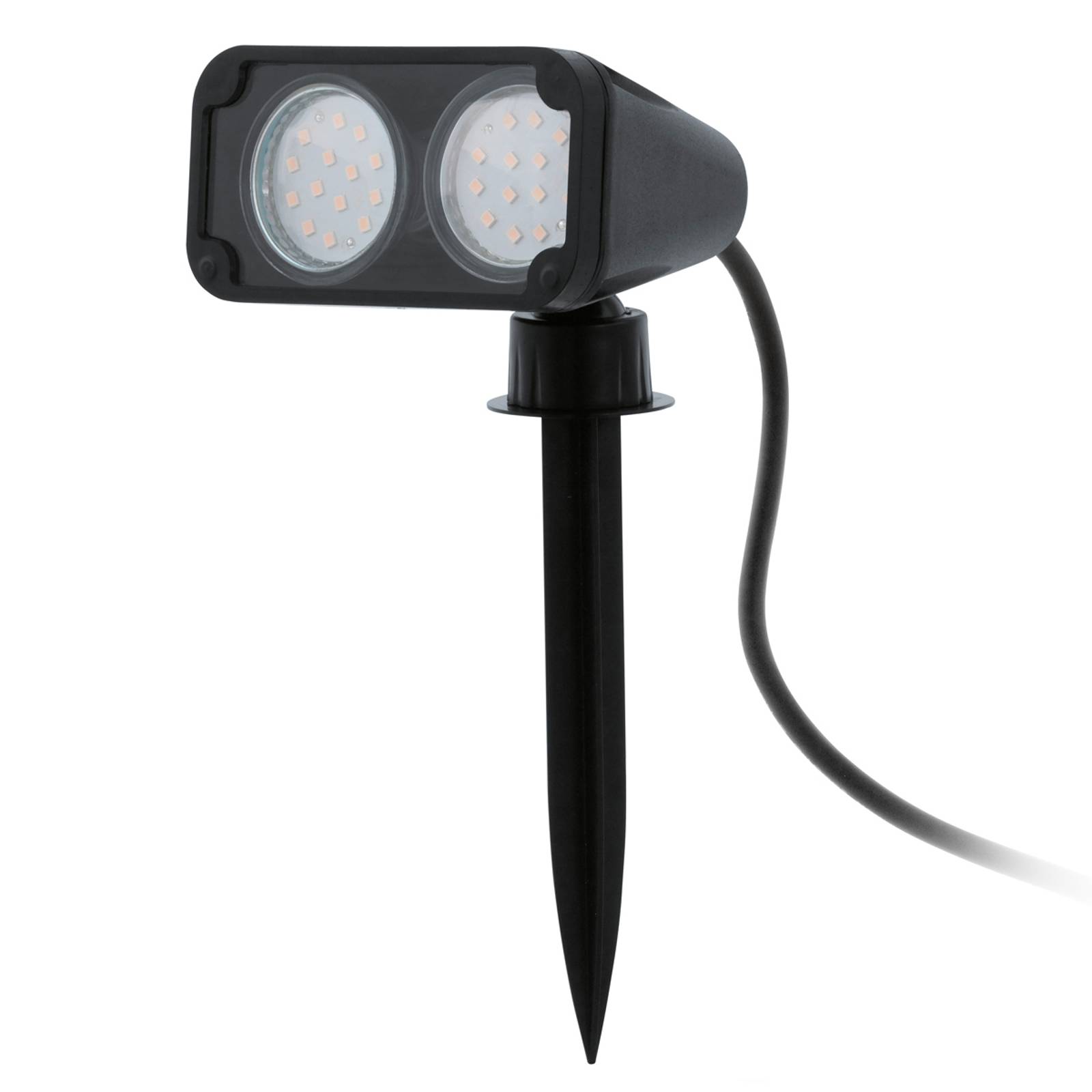 EGLO SPOT SUR PIQUET LED NEMA À DEUX LAMPES