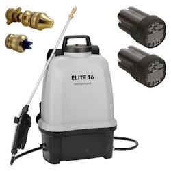 Pulvérisateur électrique à batterie 16L - VOLPI ELITE - 8 bars, 2 batteries lithium, jet 5m, pour végétaux et toitures - Fabriqué en Italie_0