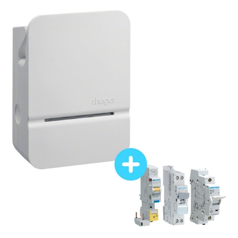Borne Hager Witty 7 4kw Ac Monophasée