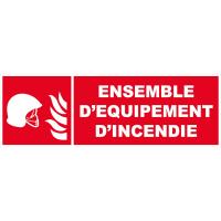 PANNEAU ENSEMBLE D'ÉQUIPEMENT D'INCENDIE