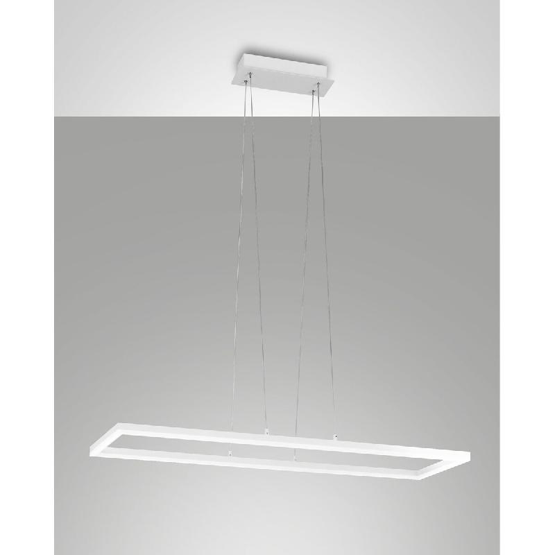Plafonnier Suspendu Bard Led 52W Blanc 3394-43-102 Fabas Luce - blanc 8019282520634_0