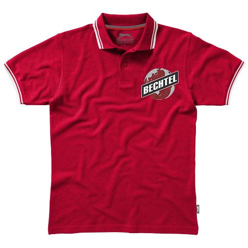 Polo manches courtes avec détail rayure pour homme - Deuce33104251 - 100% coton peigné 180 g/m²_0