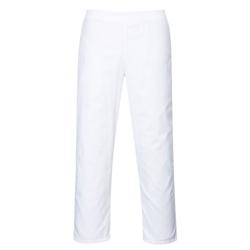 Portwest - Pantalon de cuisine avec taille élastiquée Blanc Taille XL - XL 5036108122134_0
