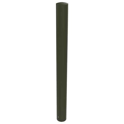 POTELET URBIN TÊTE BOMBÉE MÉTAL HTR 1 M Ø 102 MM OLIVE 6003 - BUTON DESIGN