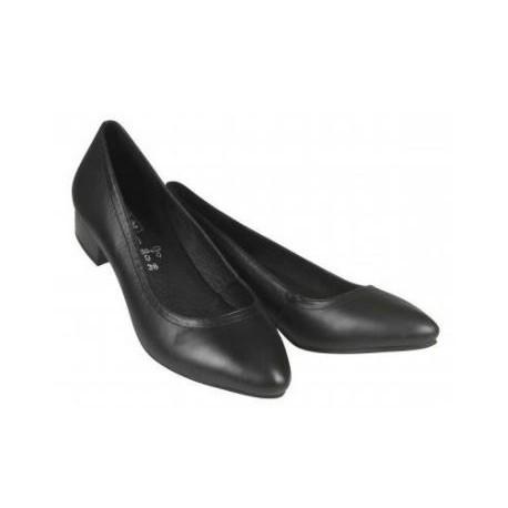 Robalium trotteur femme balium cuir noir talon 2.5cm