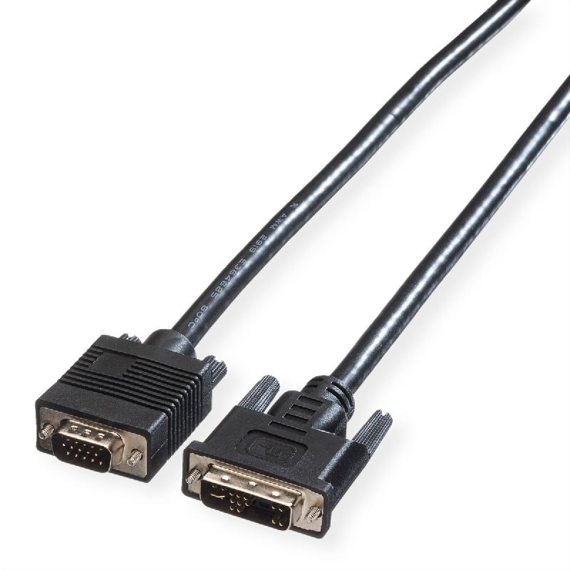 Roline câble vga dvi, dvi (12+5) m/ hd15 m, 2 m_0