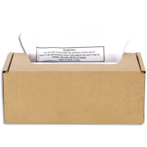 SACS FELLOWES POUR DESTRUCTEURS AUTOMAX 300 ET 500C - 94 L - BOÎTE DE 50