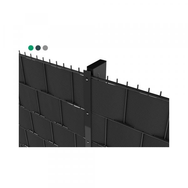 Screeno Wave - Ruban occultant double fils pour grillage - Betafence - 253 cm - Compatible Nylofor 2D et 2D Super_0