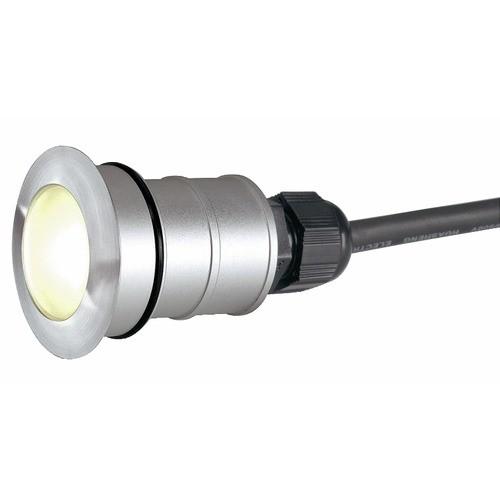 SPOT ENCASTRÉ DE SOL - POWER TRAIL-LITE - LED - INOX - 3000°K - ROND SLV