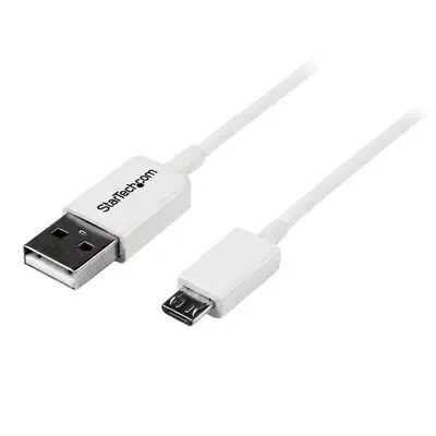 StarTech Cble Micro USB 2 m - A vers Micro B - Blanc_0