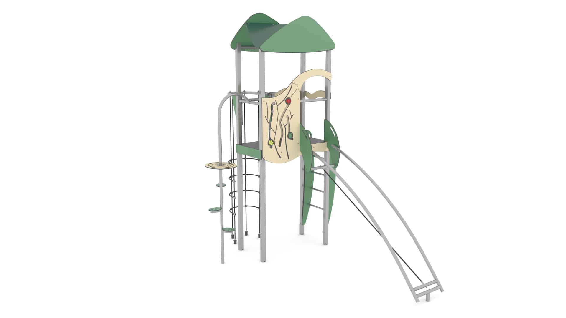 Structure multi-activités métallique organik - LD1OR1031 - Ludoparc - Tranche d'âge 3 ans et plus - Capacité 12 enfants_0