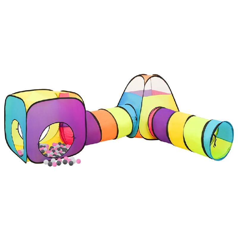 Tente de jeu pour enfants - 3-en-1 avec 250 balles multicolores - Modèle 02_0005152_0