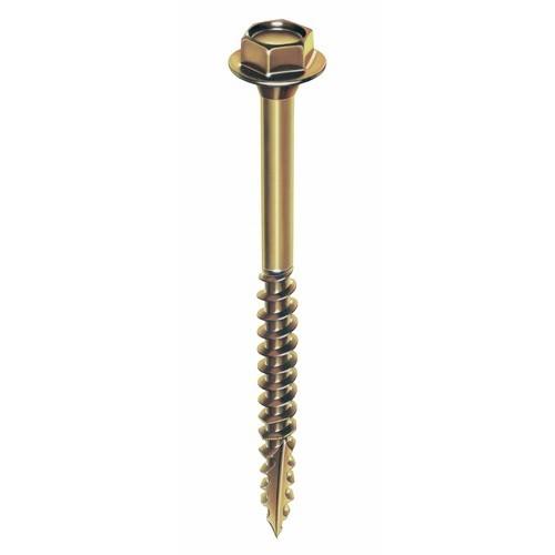 TIREFONDS BOIS ANTI-FENDAGE - ACIER ZINGUÉ - 8X160 - 50 PIÈCES VYNEX