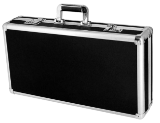 Valises de transport matériel et outillage - Mallette XXXL en bois et aluminium avec mousse alvéolée et serrures à code_0
