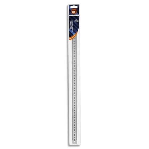Wonday Règlet inox 2 faces : mm et 1/2mm, Longueur 50 cm - 3701254701701_0