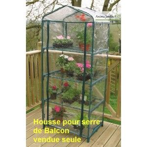 160047 - bâche de remplacement pour serre de balcon nortene