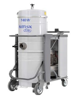 Aspirateur industriel triphasé série T - Nilfisk CFM - aspiration de produits humides et solides - Cuve 50 ou 100 litres_0