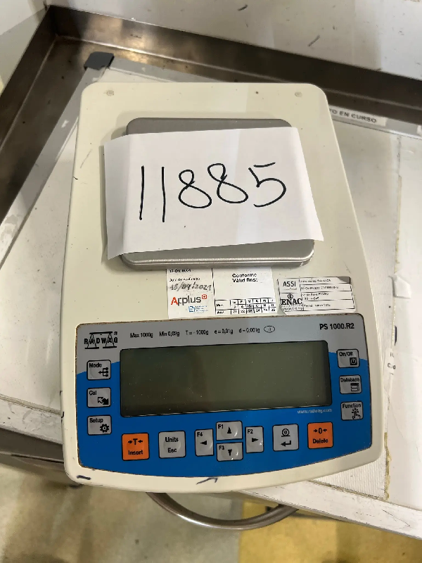Balance de laboratoire radwag ps 1000.R2 - référence                        :                         c11885_0